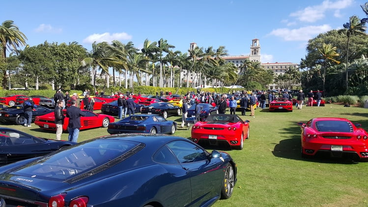 More modern Ferrari 458, Testarossa and more at Cavallino